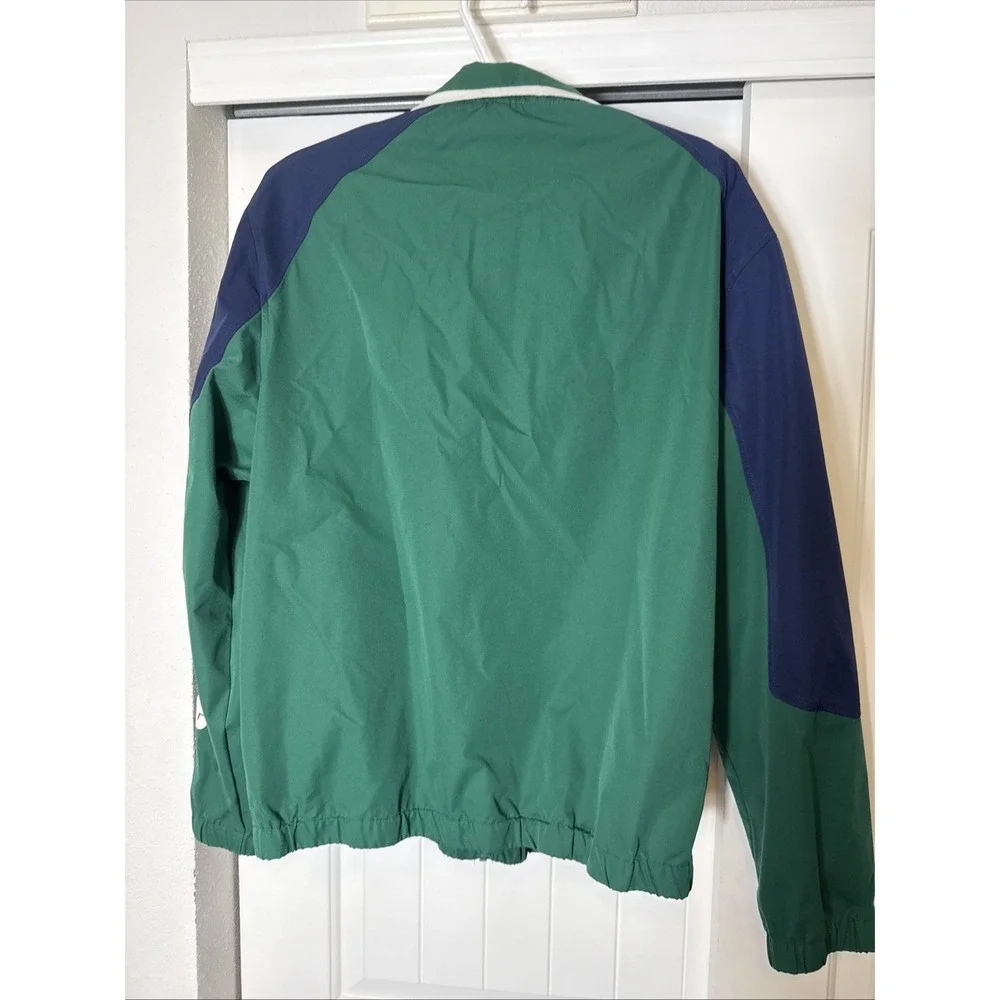 Prince Mens Lg Pickleball Tennis Green Windbreaker Full Zip Long Sleeve Jacket